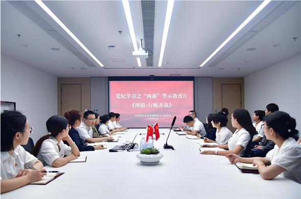 K8凯发集团党委组织集中旁观党纪进建警示教育片